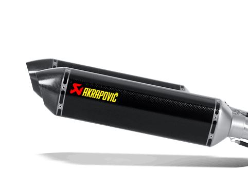 Akrapovic Replacement Muffler CF Left Slip-On M-R01702CL