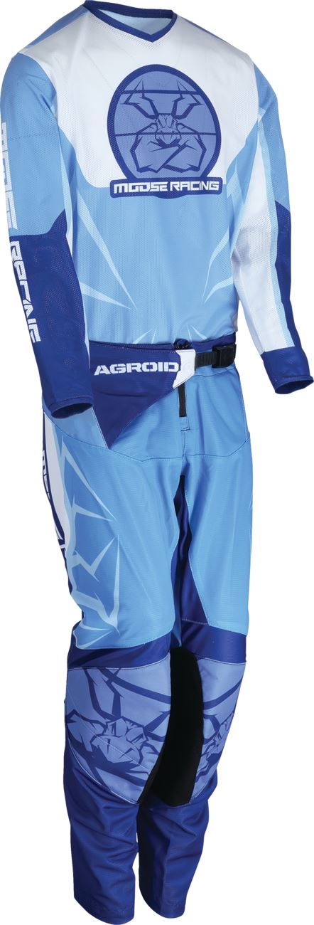 Moose Racing Soft-Goods Jersey Youth Agroid Blue/White 24 Model