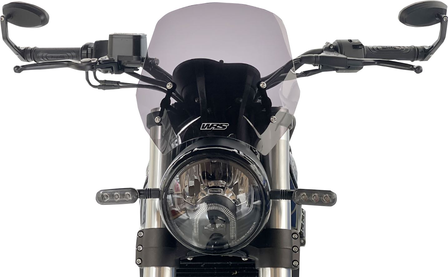 WRS Windscreen Tour Benelli Leoncino 500 Dark Smoke Be005fs
