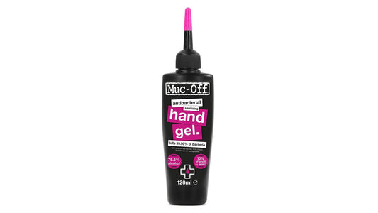 Muc-Off Antibacterial Sanitising Alcohol Hand Gel 120ml Pocket Size