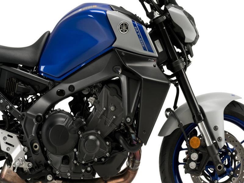 PUIG Downforce Spoilers Black for Yamaha MT-09/SP 21-23 20647N
