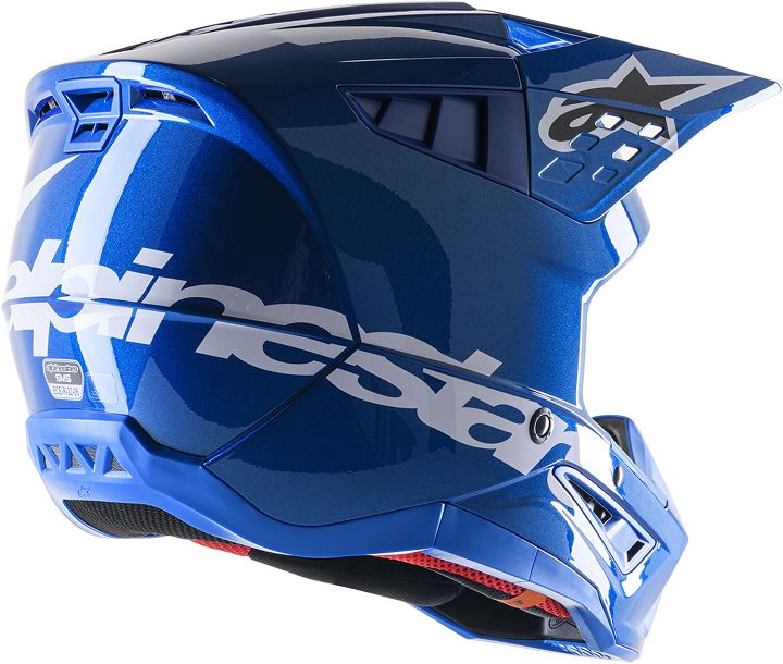 ALPINESTARS Supertech M5 Blue Corp MX Helmet BLUE