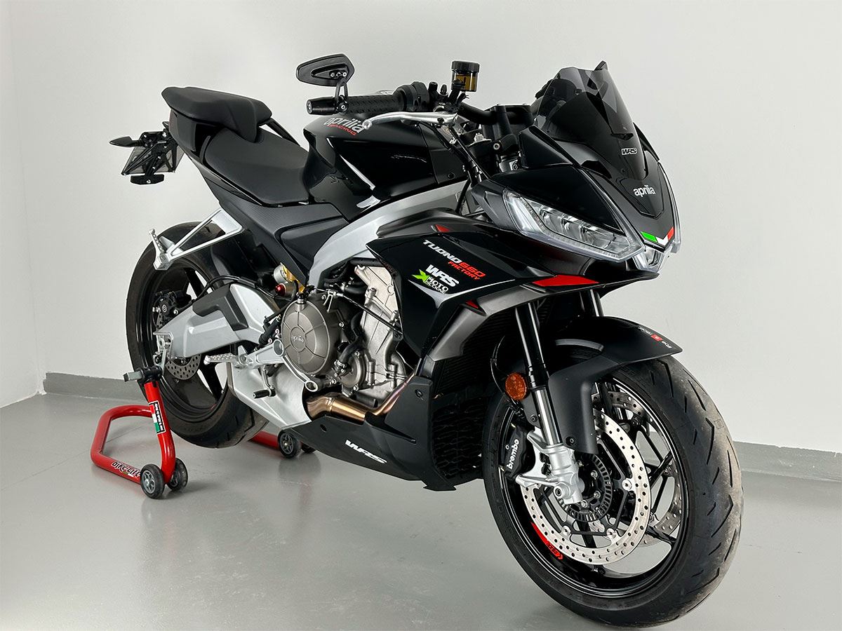 WRS Windscreen Sport Aprilia Tuono 660 Dark Smoke Ap006fs
