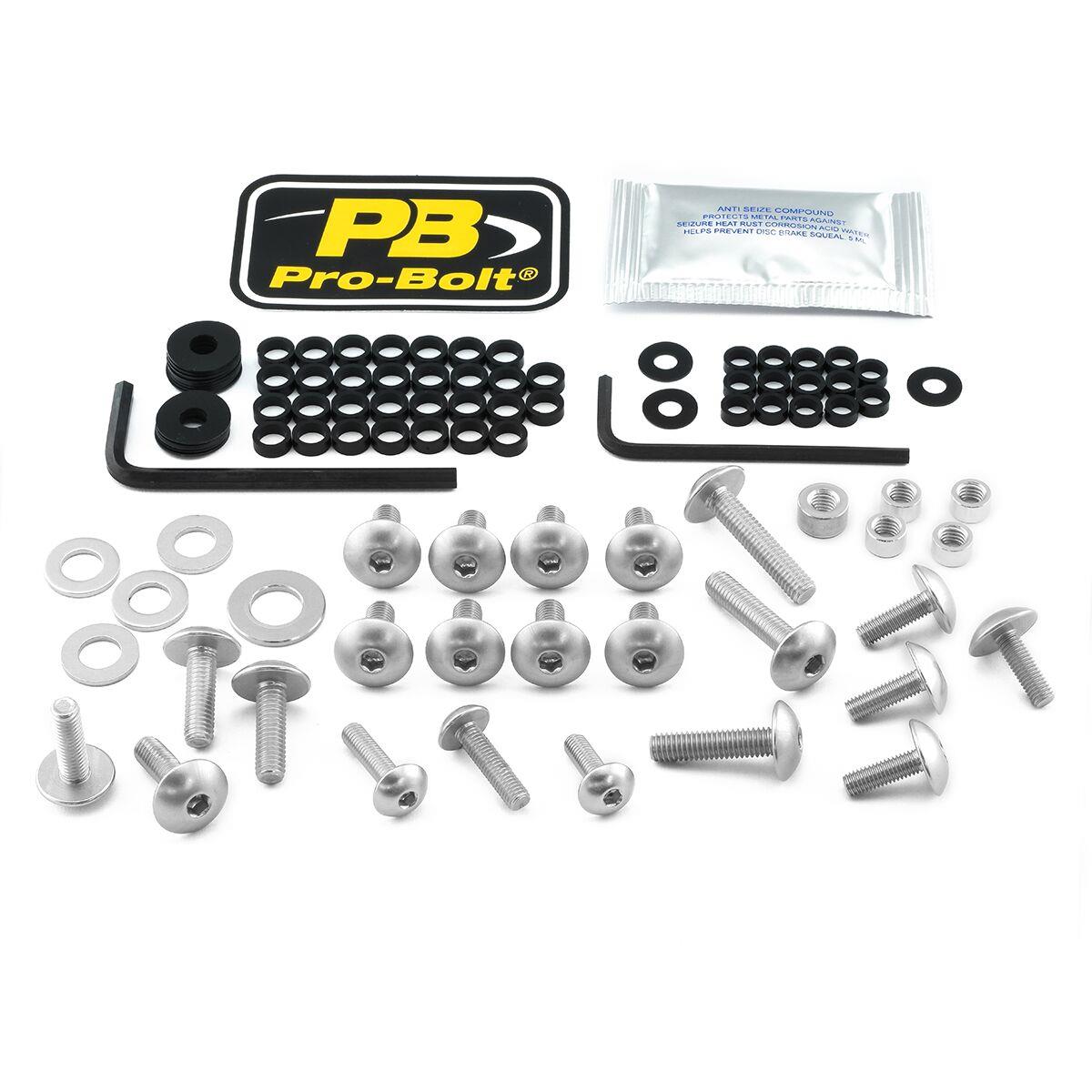 Pro Bolt Aluminium Fairing Bolt Kit For Kawasaki ZZR 1400 2012-2020 FKA371S