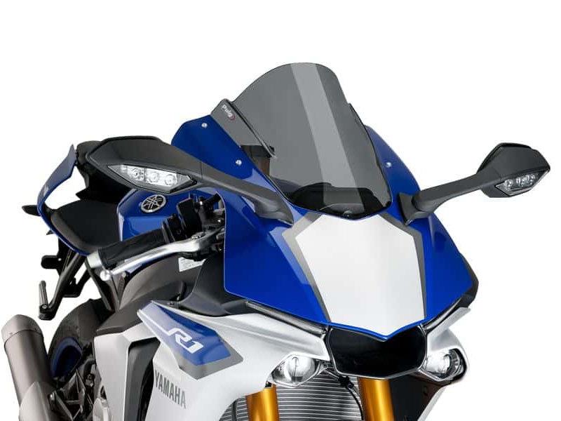 PUIG Z-Racing Screen Dark Smoke for Yamaha YZF R1/M 15-19 7648F