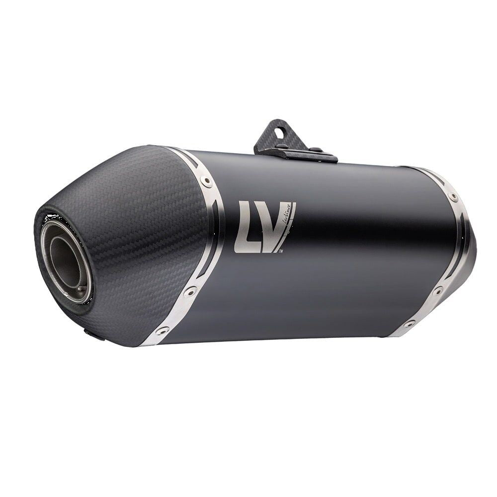 Leovince Muffler Lv-14 For Honda Xl 750 23-24 Black Stainless Steel 15601b