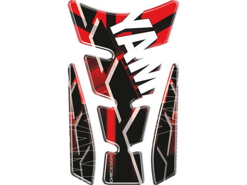 Puig Wings Tank Pad With Yamaha Logo Red 21070H