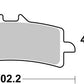 Sbs DS Racing Dual Brake Pads For Triumph Scrambler 1200 XE 2008-2026 901DS-1