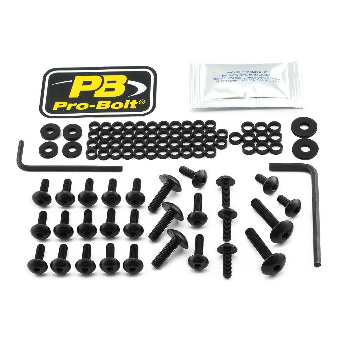 Pro Bolt Fairing Bolt Kit For Kawasaki Ninja 650 2017-2026 FKA420BK