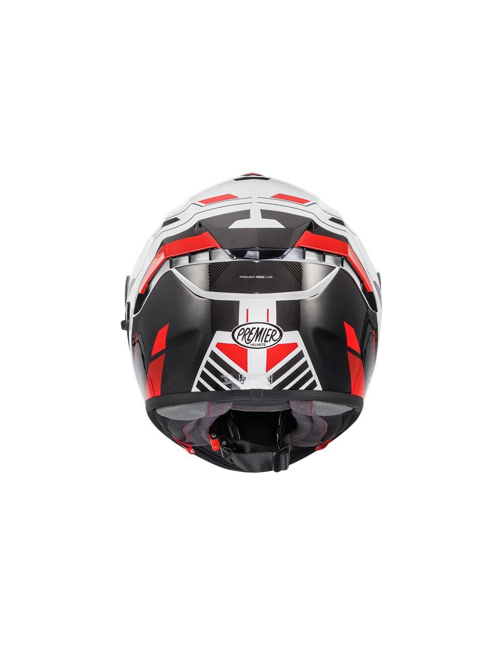 PREMIER HELMETS Evoluzione White Motorcycle Helmet