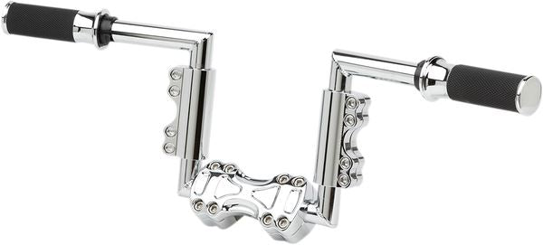 Arlen Ness Handlebar Clamp Chrome Aluminum Anodized 1-1/4" Diameter 08-053