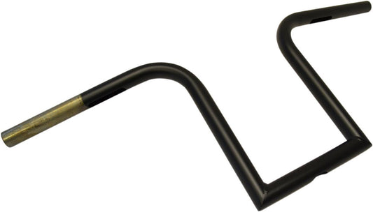 LA Choppers Bourbon Handlebar Black Steel 10.5" Ape Hanger LA-7381-10M