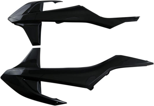 UFO RADIATOR COVERS KTM SX/SX-F/EXC BLACK KT04061-001