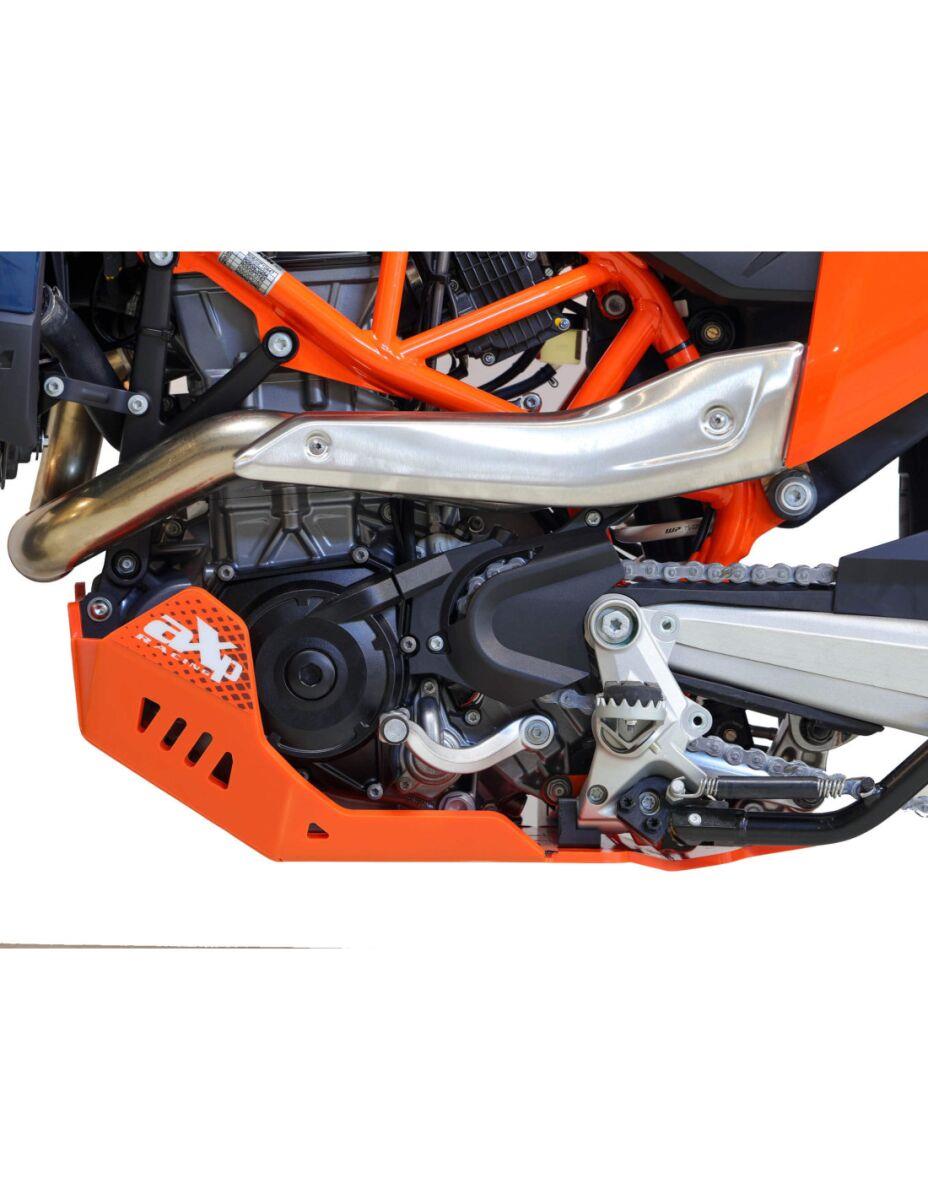 AXP Racing Adventure Skid Plate For Yamaha YZ 125 2005-2026 Orange AX1817