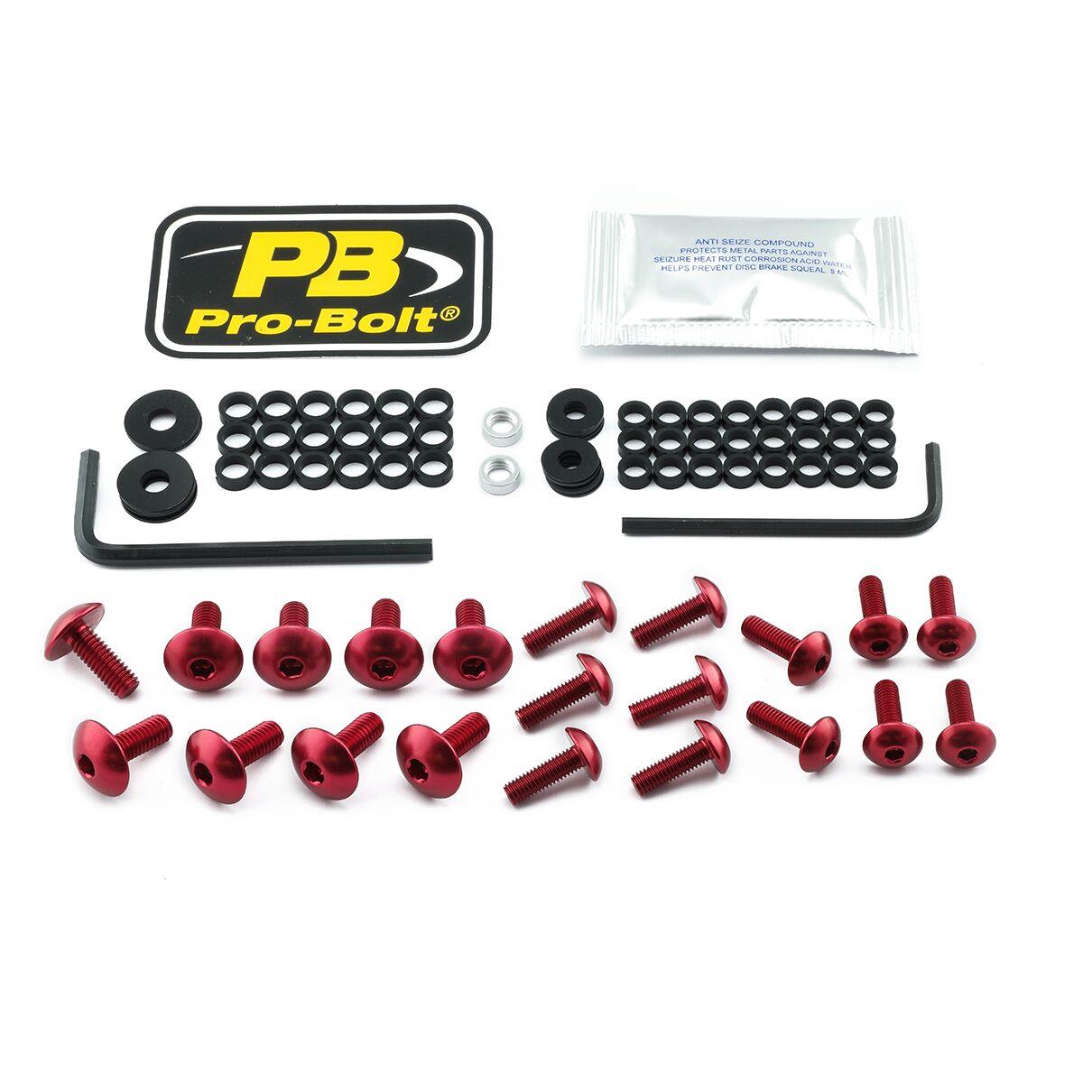 Pro Bolt Fairing Bolt Kit For Kawasaki For Kawasaki ZX-6 R 636 2013-2019 FKA402R