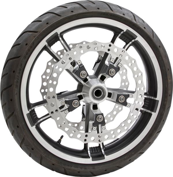 Arlen Ness Jagged Floating Rotor Stainless Steel For HD FLHRXS 1868 08-24 02-950