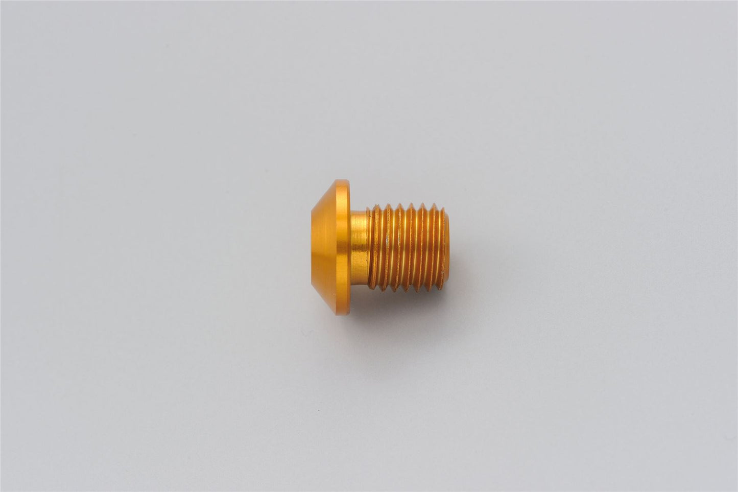 Daytona Mirror Plug Bolt Gold M10 x 1.25 Left CNC Hole Plug Aluminum 99799