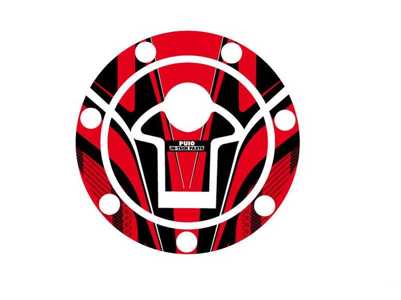 Puig Radikal Fuel Cap Protector Red 4256P
