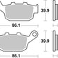Sbs HF Street Ceramic Organic Brake Pads For Honda CMX 1100 2009-2024 881HF