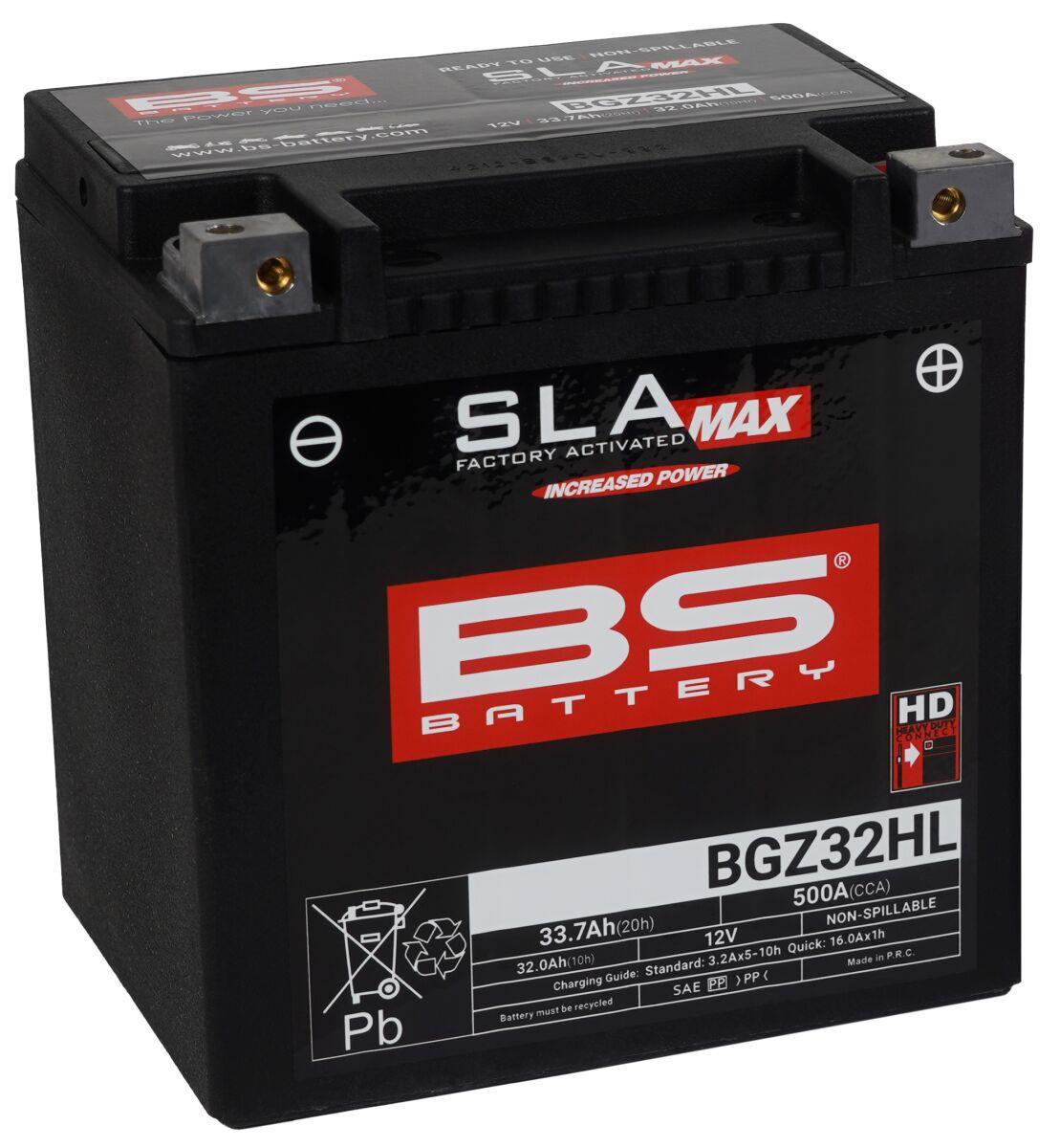 Bs Battery SLA MAX AGM Maintenance-Free Battery For BMW R 18 1973-2026 300935
