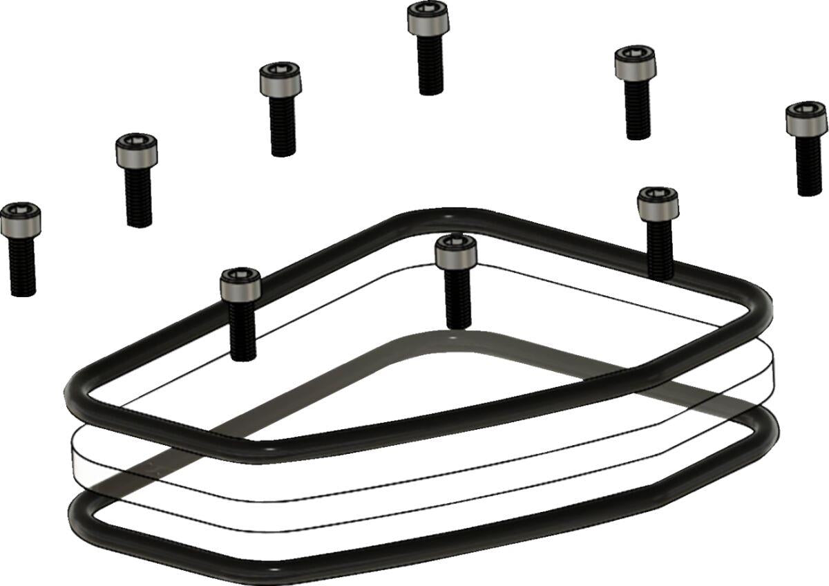 Trask Assault Cam Cover Repair Kit For Harley FLHX 1750 1996-2017 Raw TM-017-RK