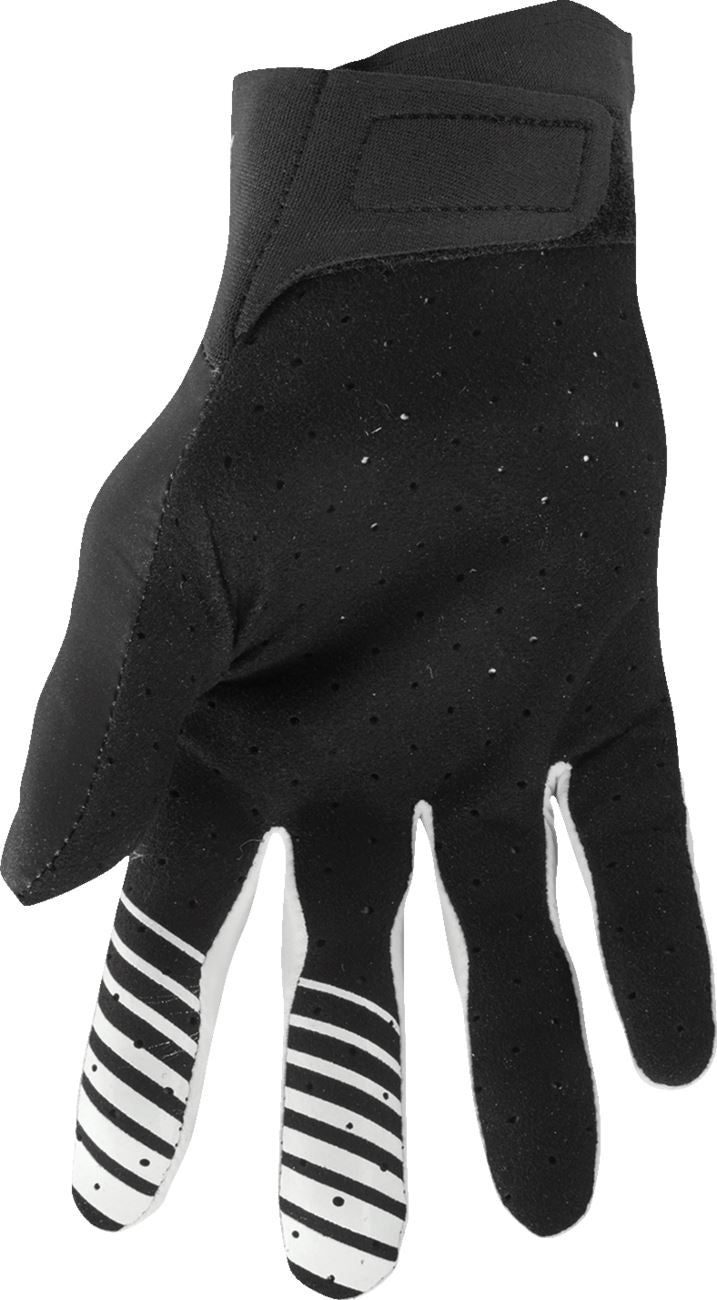 Thor Glove Agile Solid Black/White