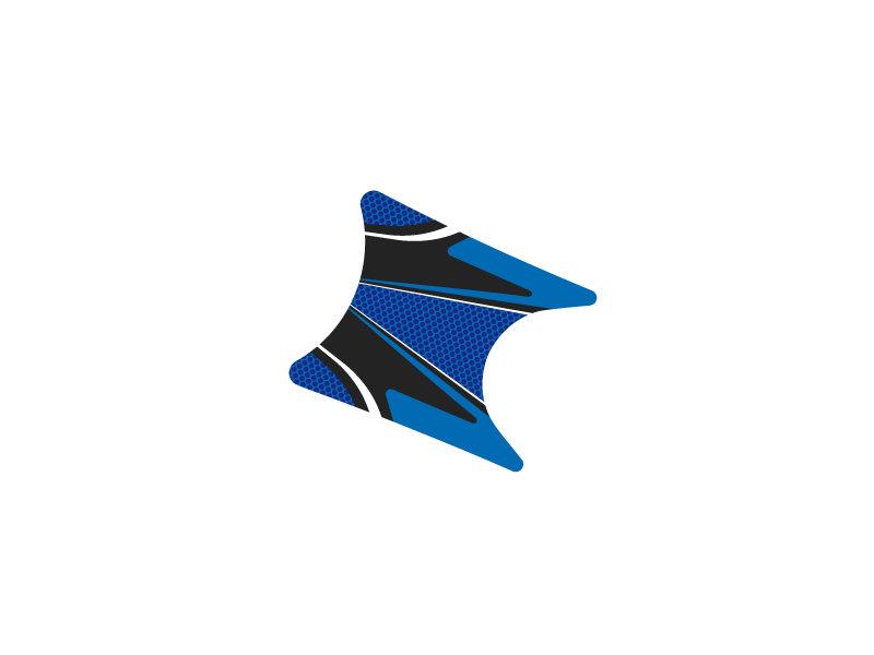 PUIG Radikal Yoke Protector Blue for BMW R Nine T 14-20 7327A
