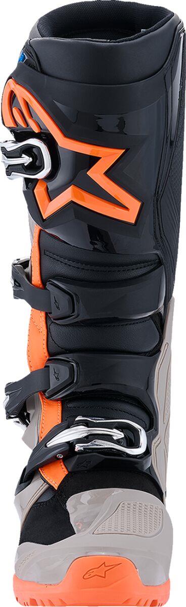ALPINESTARS Tech 7 Enduro Boots BK/WRM GRY/ORG FL 2025 Model