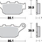 Sbs LS Street Excel Sintered Rear Brake Pads For Honda NC 700 X 1987-2026 614LS