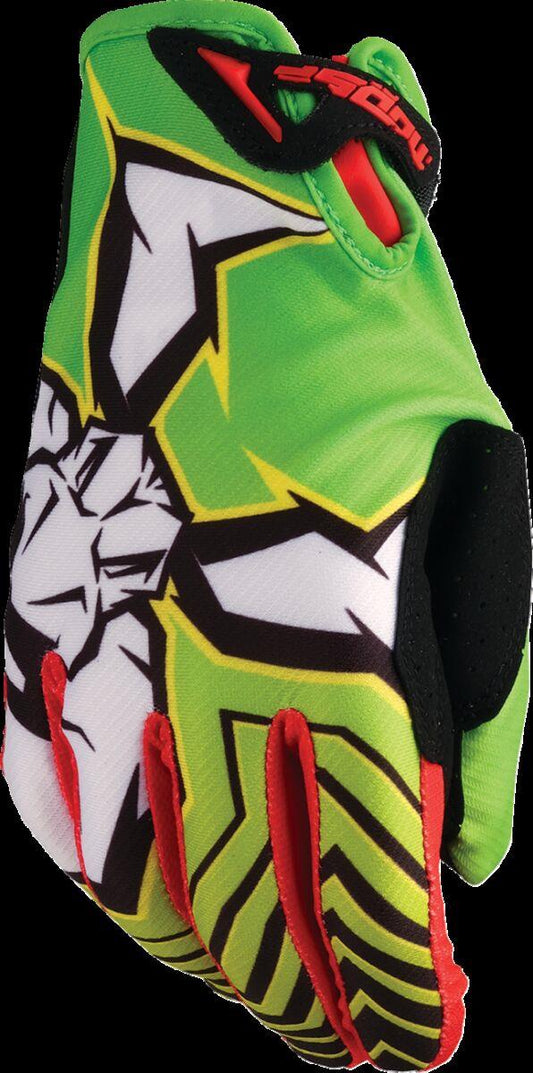 Moose Racing Gloves Agroid Pro Green/Red