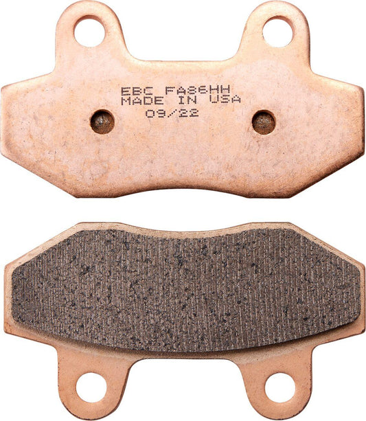 EBC Sintered HH Brake Pads For Hyosung GT 125 1984-2024 Copper Alloy FA086HH