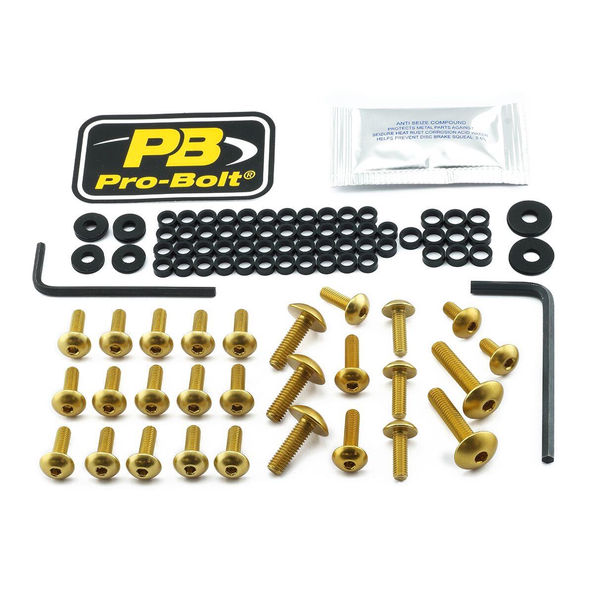 Pro Bolt Fairing Bolt Kit For Kawasaki Ninja 650 2017-2026 FKA420G