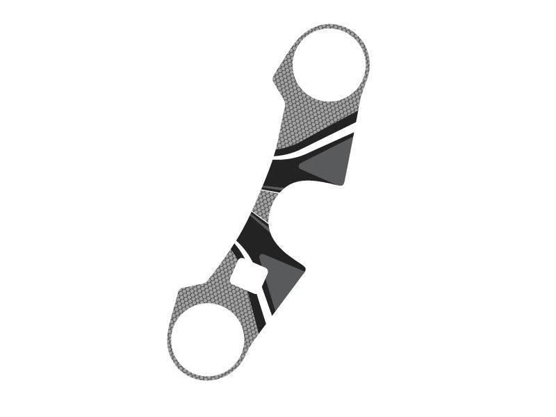 PUIG Radikal Yoke Protector Grey for Suzuki GSX R 1000 05-06 6936U