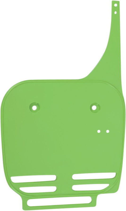 UFO FRONT NUMBER PLATE KAWASAKI KX60 KX-GREEN KA02742-026