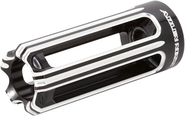 Arlen Ness 10-Gauge Male-Mount Shift Pegs Black Aluminum 06-117