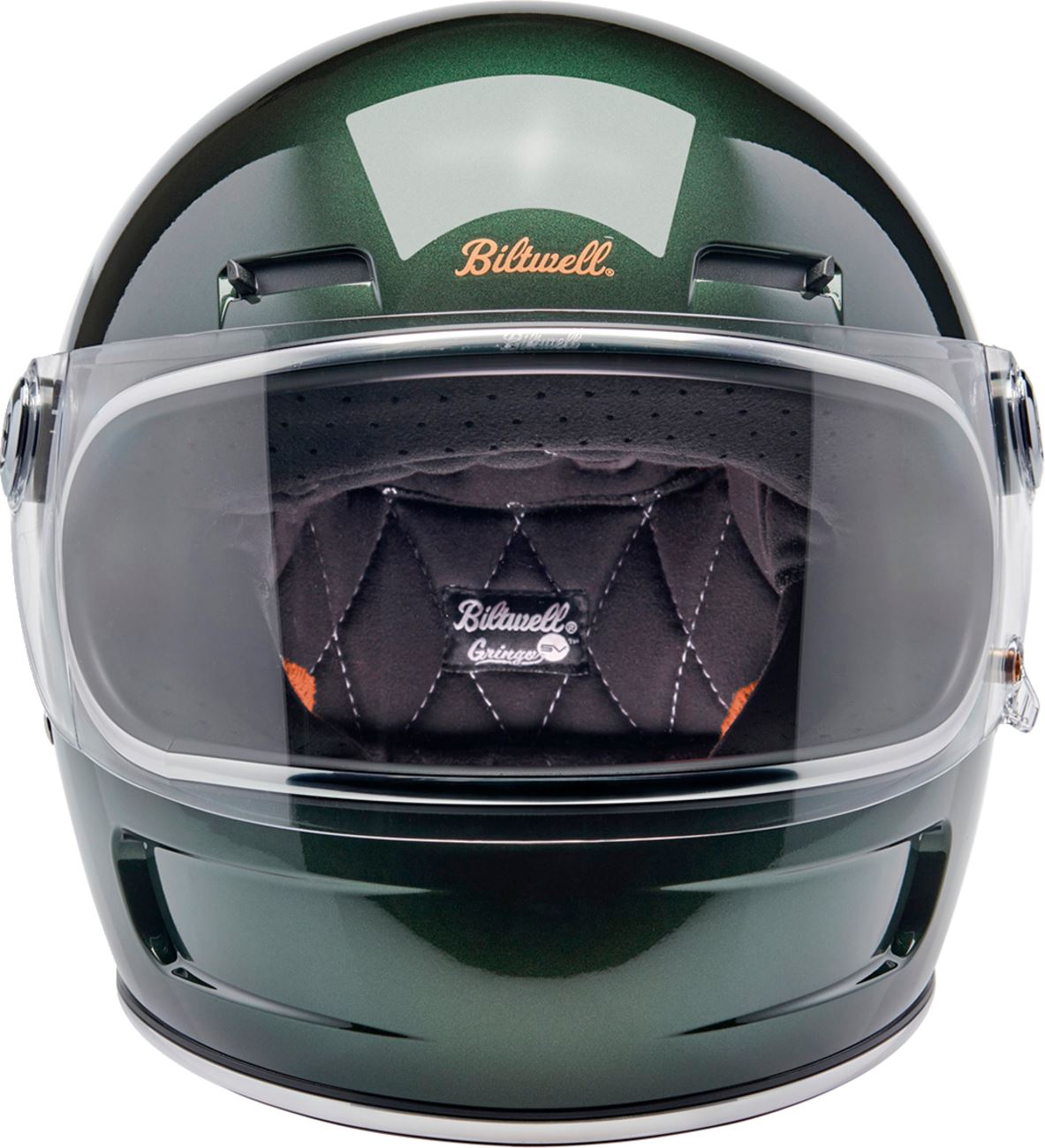 BILTWELL Gringo SV Gloss Green Motorcycle Helmet