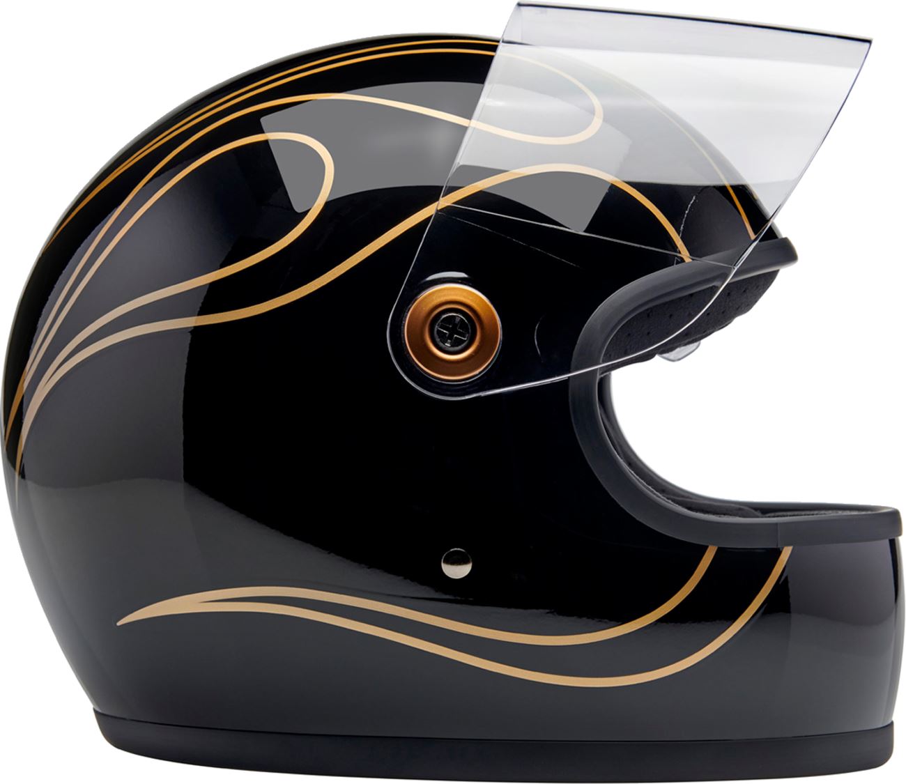 BILTWELL Gringo S Black Motorcycle Helmet