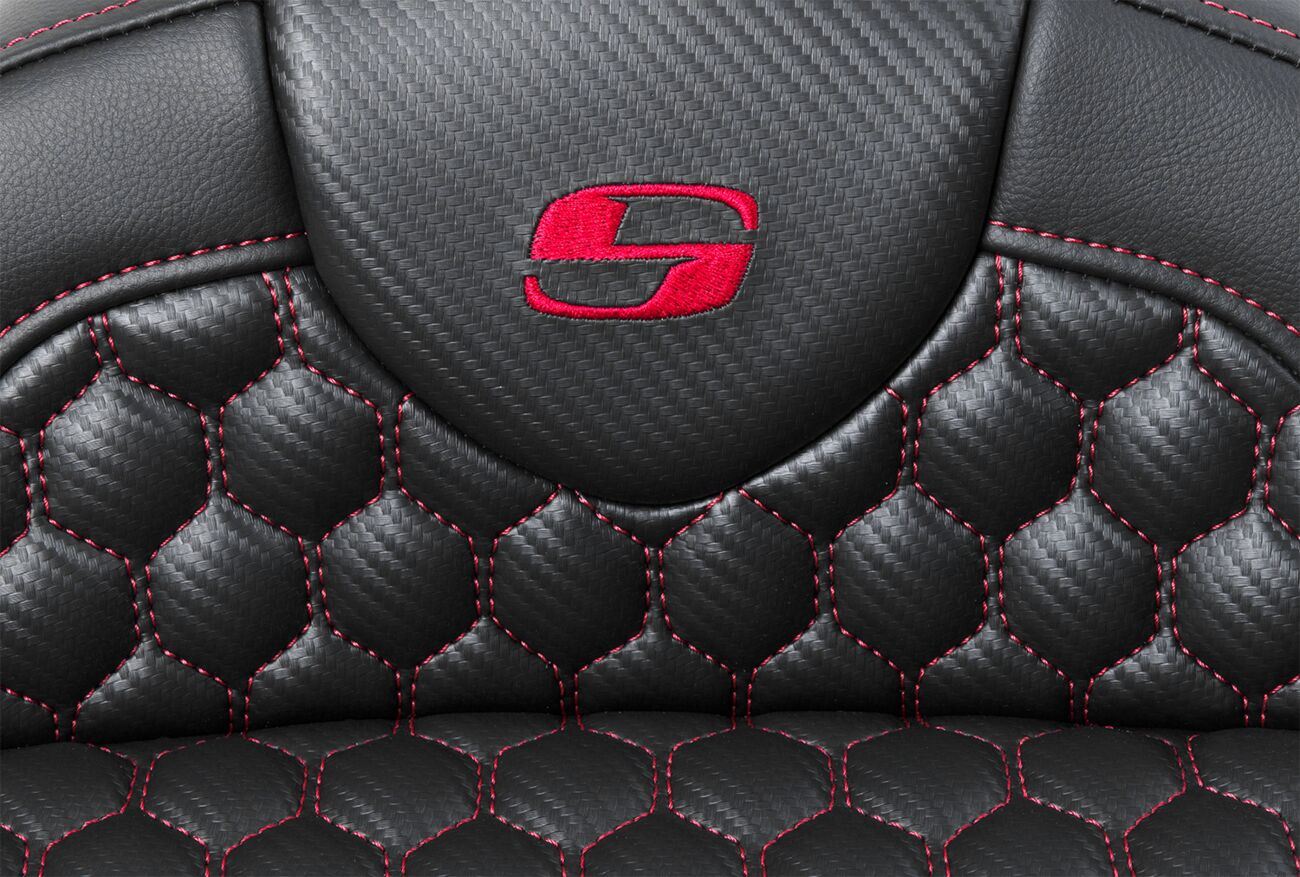 Saddlemen Honeycomb Roadsofa Saddlehyde Seat With Backrest For Harley Davidson FLHXS 1868 ABS 08-23 808-07B-189B4