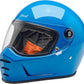 BILTWELL Lane Splitter Blue Motorcycle Helmet