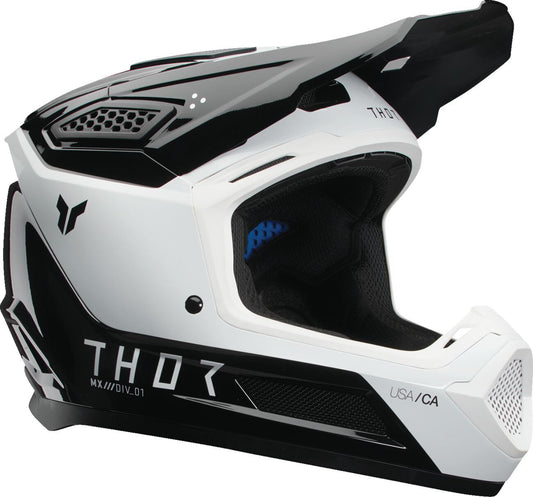 THOR Fleet Storm Helmet BK/WH 2025 Model