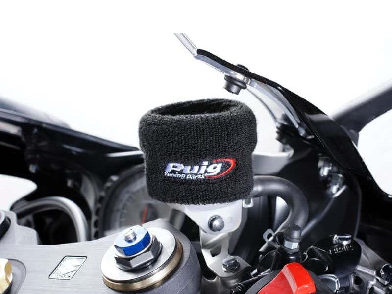 PUIG Brake Fluid Tank Protective Sleeve Black Universal 5208N