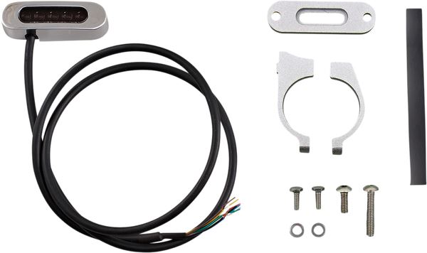 Daytona Chrome Waterproof Clamp Mount 25-40mm Micro Indicator Light 86532