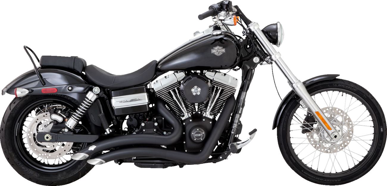 Vance & Hines 2-into-2 Big Radius Exhaust System For HD FXDC 1584 06-09 46081