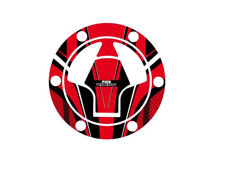 Puig Radikal Fuel Cap Protector Red 4255V