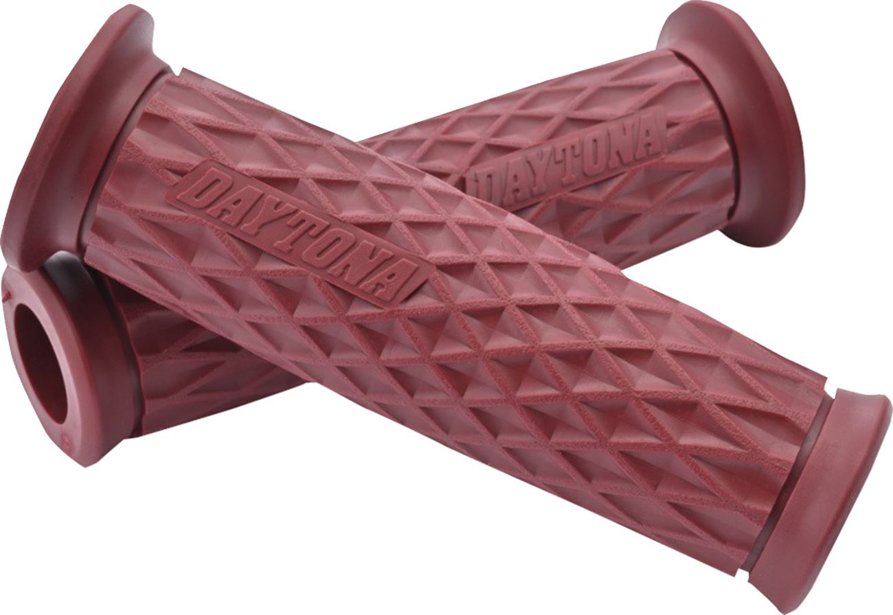 Daytona GRIPPYGRIP GGD-Grid Grips Red 7/8 Open Ends Pair 12.2cm Length 32729