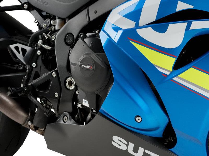 Puig Engine Cover Track for Championship Black 9658H