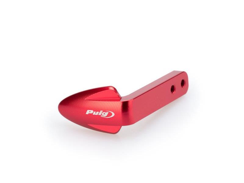 PUIG Clutch Lever Guard Coloured Tip Red Universal 3878R