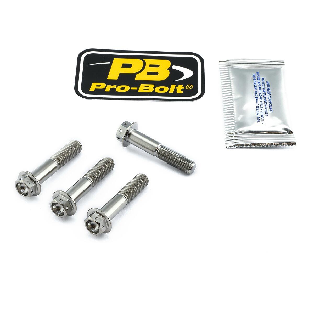 Pro Bolt Axle Pinch Bolt Kit Titan Front For Ducati GT 1000 90-21 TIFAPINCH10R