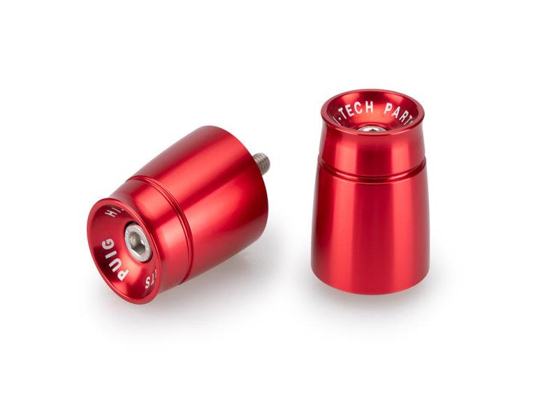 PUIG Speed Bar Ends Red for Yamaha YZF R1/M/Race/R6/R7 16-25 21400R