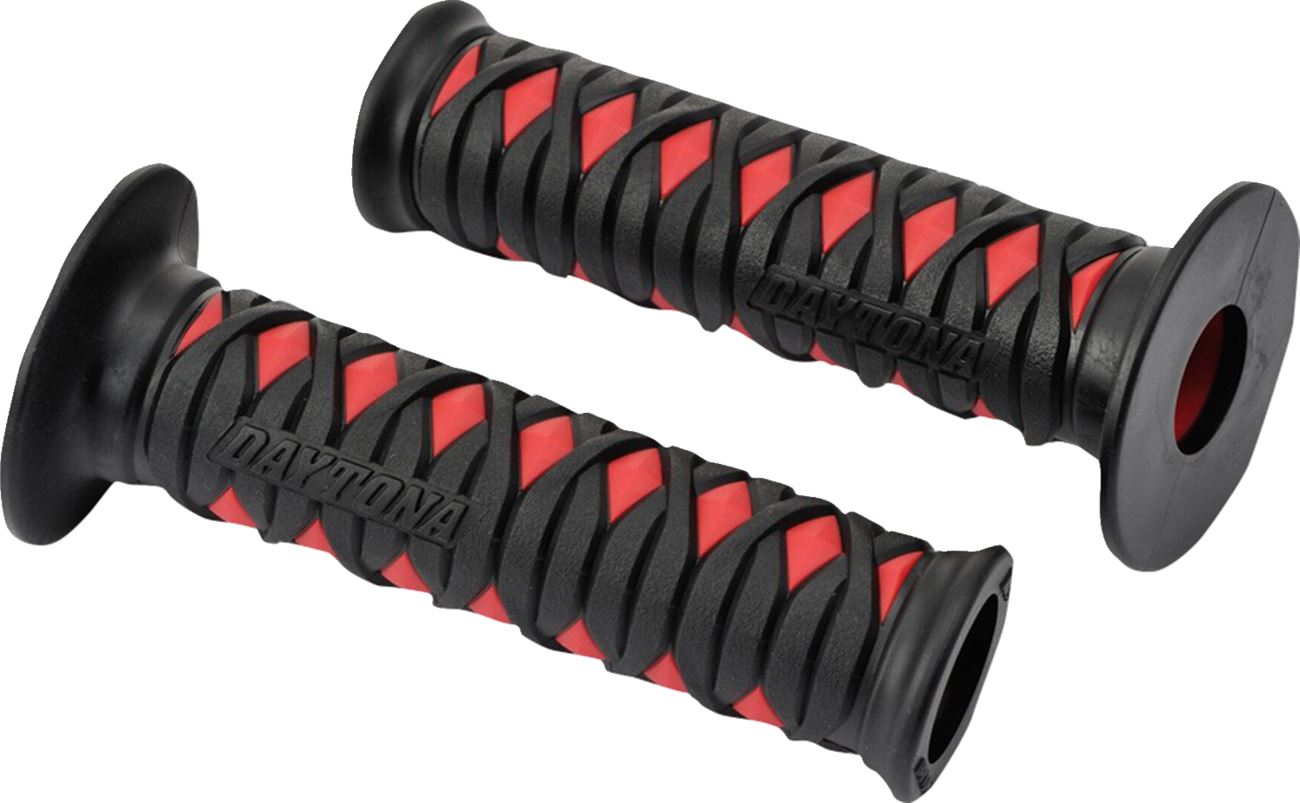 Daytona GRIPPYGRIP GGD-Katana Grip Red Open Ends 7/8 Handlebar Pair 88573